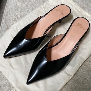 J.Crew heeled mule